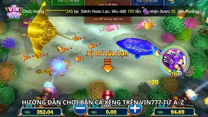 Hướng dẫn quy trình tham gia chơi bắn cá xèng từ A-Z tại nhà cái