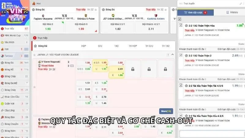 Giao diện xác nhận lệnh xả kèo thành công