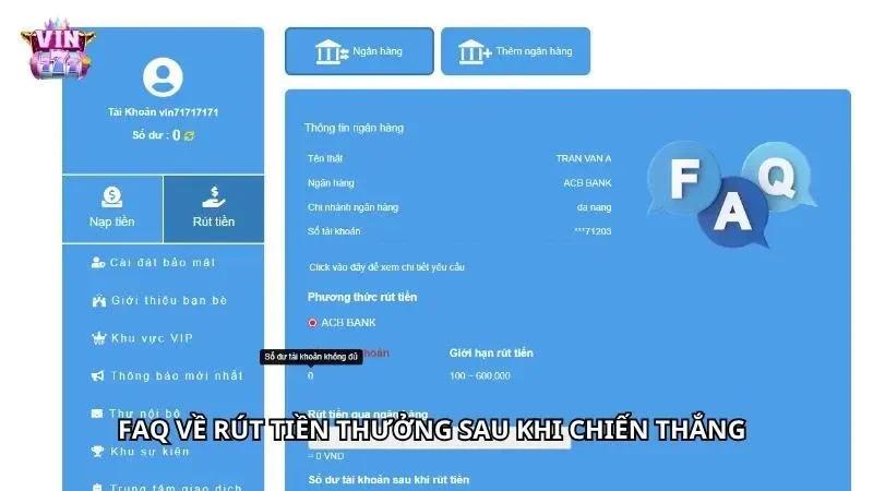 Thao tác rút tiền an toàn dựa theo bộ câu hỏi thường gặp