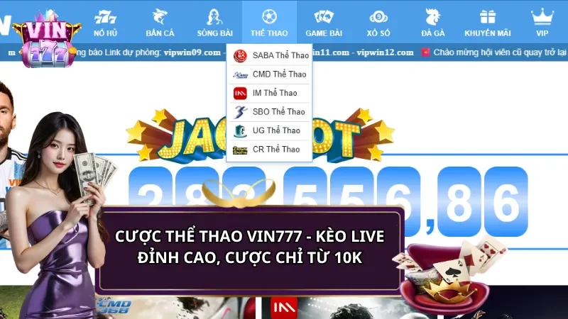 Cược thể thao Vin777