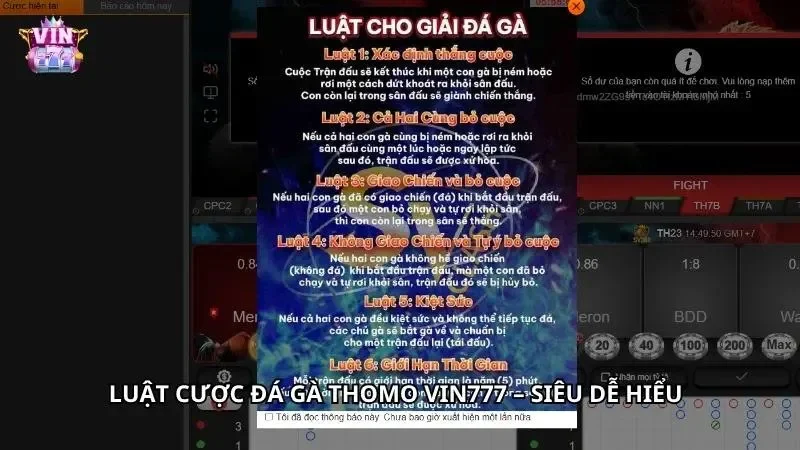 Luật chơi thomo mà anh em mới tham gia nào cũng cần phải nắm rõ